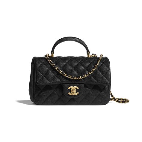 chanel bag with gold handle|chanel mini flap bag with top handle.